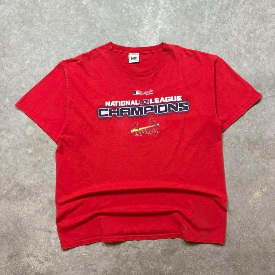 Lee Sport St Louis Cardinals red and blue streetwear Unisex T-Shirt XXL