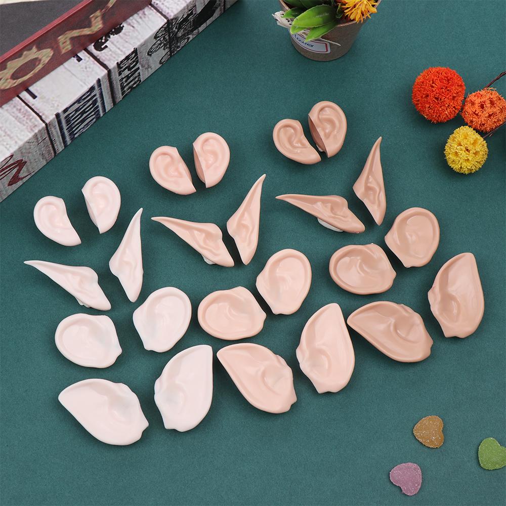 1Pc New Blyth Doll Icy Toy Ears Toy White Natural Tan Dark And Super Black Skin Only Ears Dolls Accessories