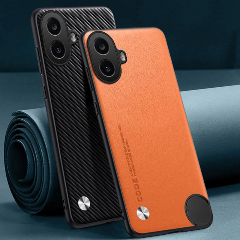 

Роскошный чехол из искусственной кожи для телефона Nothing CMF 1 5G, задняя крышка, матовый силиконовый противоударный чехол для телефона с полной защитой для телефона CMF Phone1 For CMF Phone 1 5G белый