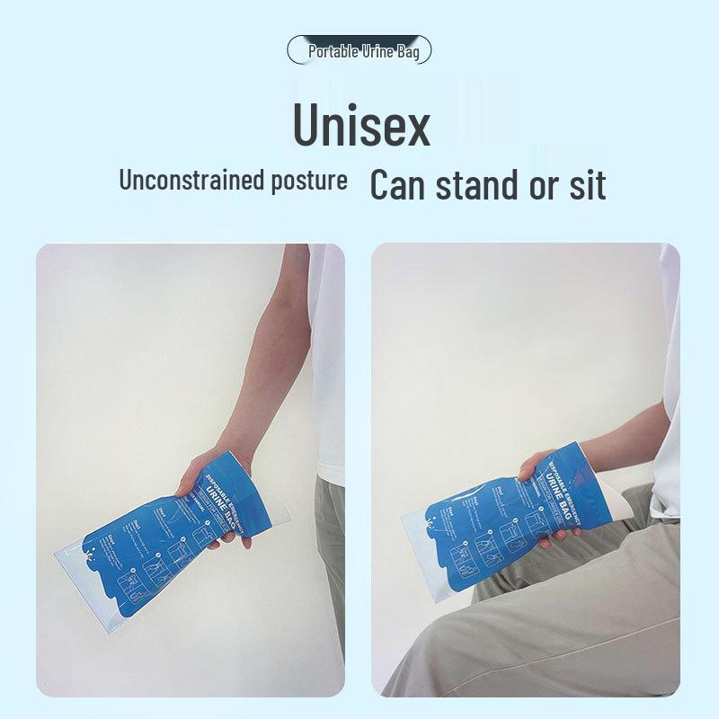 Portable Unisex Disposable Urine Bag for Long-Distance Travel Emergencies