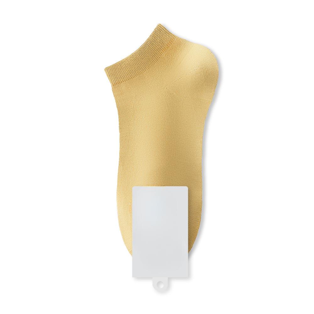 

Мужские весенне-летние хлопковые спортивные влагоотводящие дезодорирующие короткие хлопковые носки 1 pair жёлтый