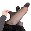 Elegant See Through Tights Stockings with Dots Patterned Aesthetic Multicolor Sheer Silk Pantyhose Hosiery for Women
