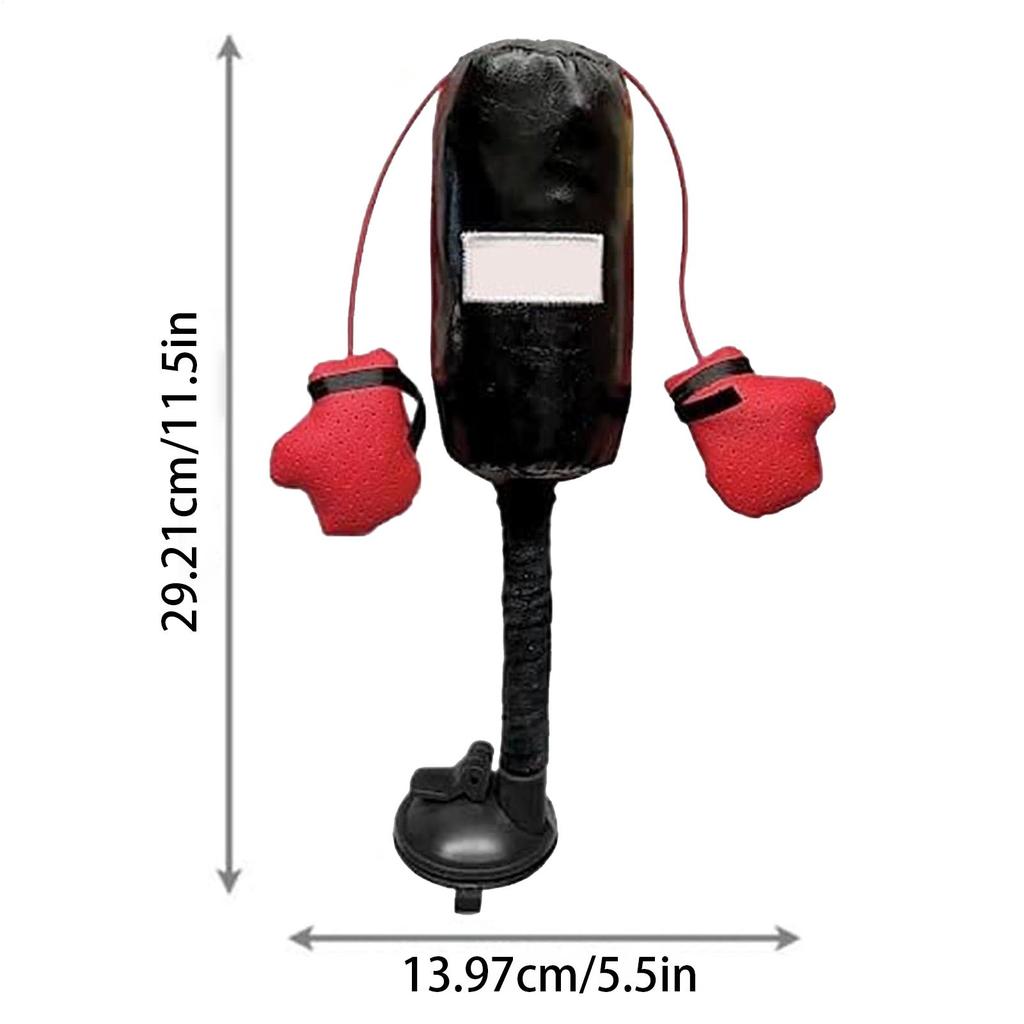Cat Punching Bag Toy Boxing Punching Cat Bag Toy Interactive Play Sandbags Playset With Gloves Stress Relief Boxing Toys