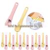 Metal Face Cream Applicator Spoon for Cosmetics and Masks, Short Handle
