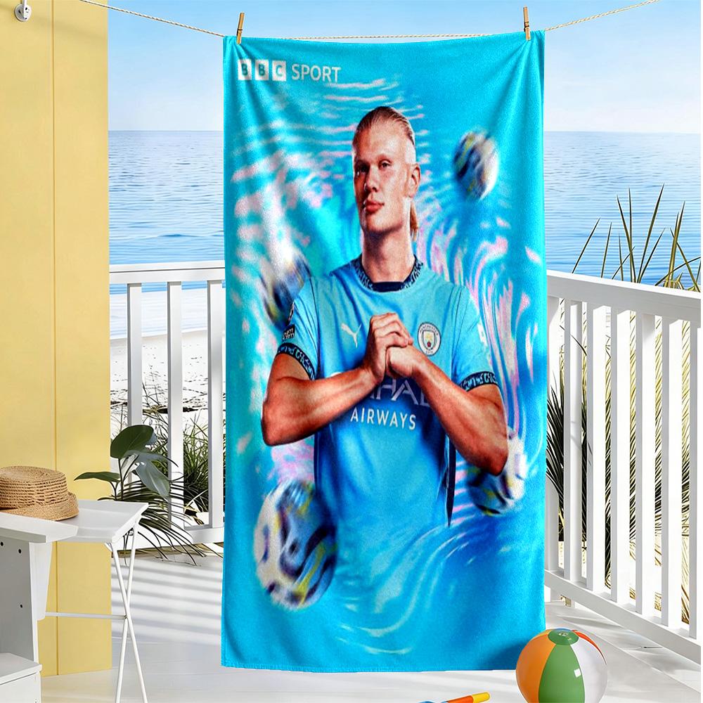 Haaland Beach Towel Quick-Dry Soft Microfiber Comfortable Lightweight