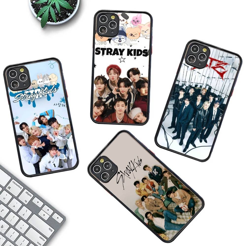 1pc Cool Kpop Singer S-stray K-kids Phone Case For IPhone 14 11 12 13 Mini Pro Max 8 7 Plus X XR XS MAX Translucent Matte Cover
