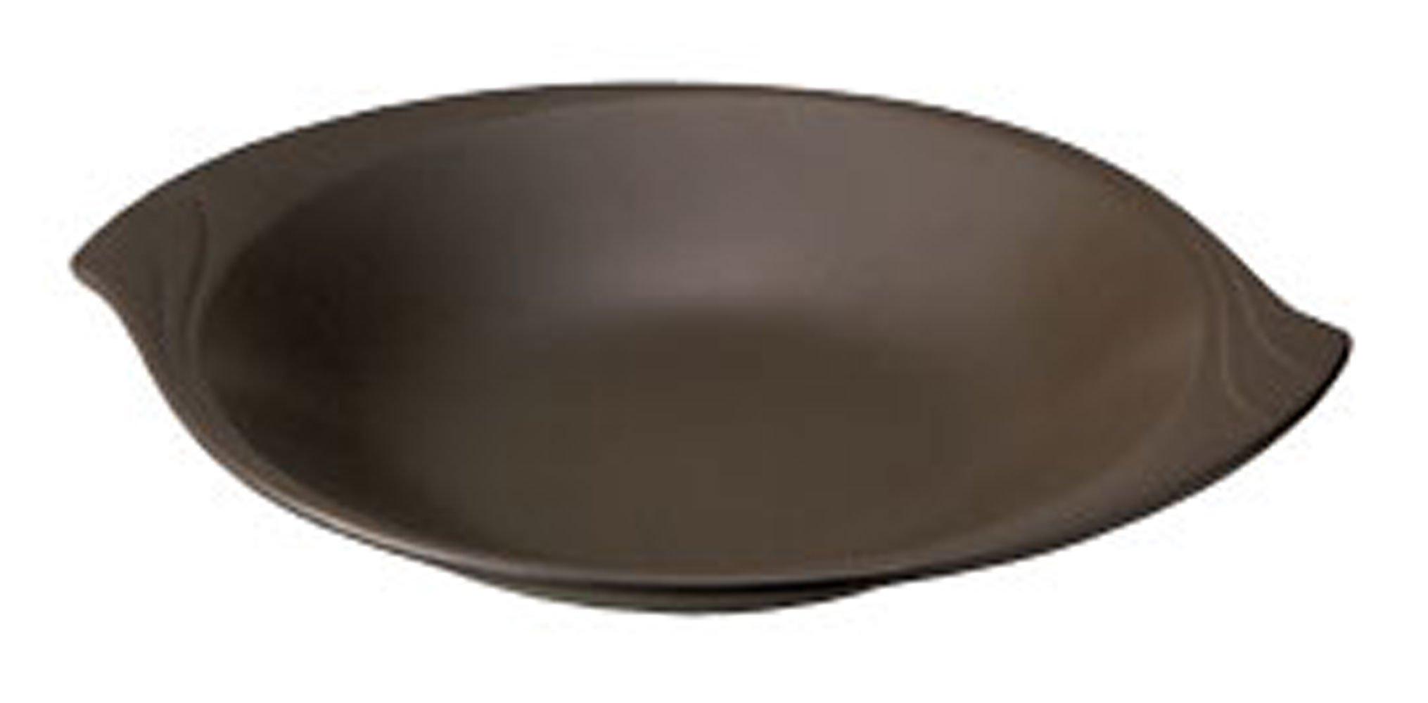 

Maruri Tamakirikizou Open Fire Ceramic Plate L Black 31.0×25.3×H5.0