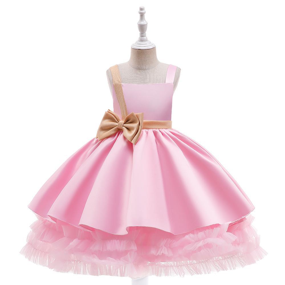 Girl Tutu Flower Dress For Girls Winter Clothing Children Christmas Birthday Party Princess Gown Dresses Kids Bead Tutu Costume