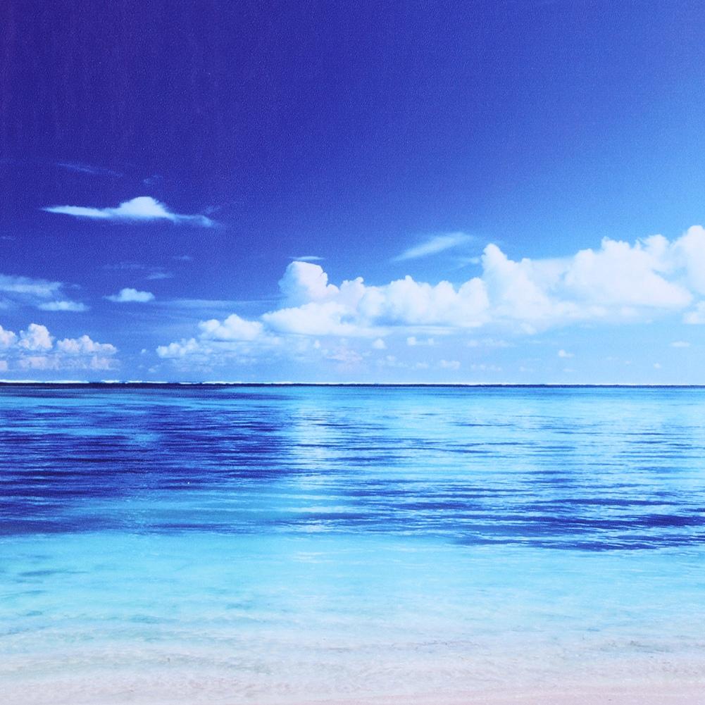 2 ks Modrá Mořská voda a Vzor okna Unikátní Samolepka na zeď Obtisk Dekorace pro Domácnost Dveře Okno