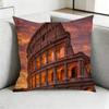 The ColosseumM RomeE Pillow Case Square DoubleSided Sofa Cushion Cover Bedroom Bedside Pillow Gift