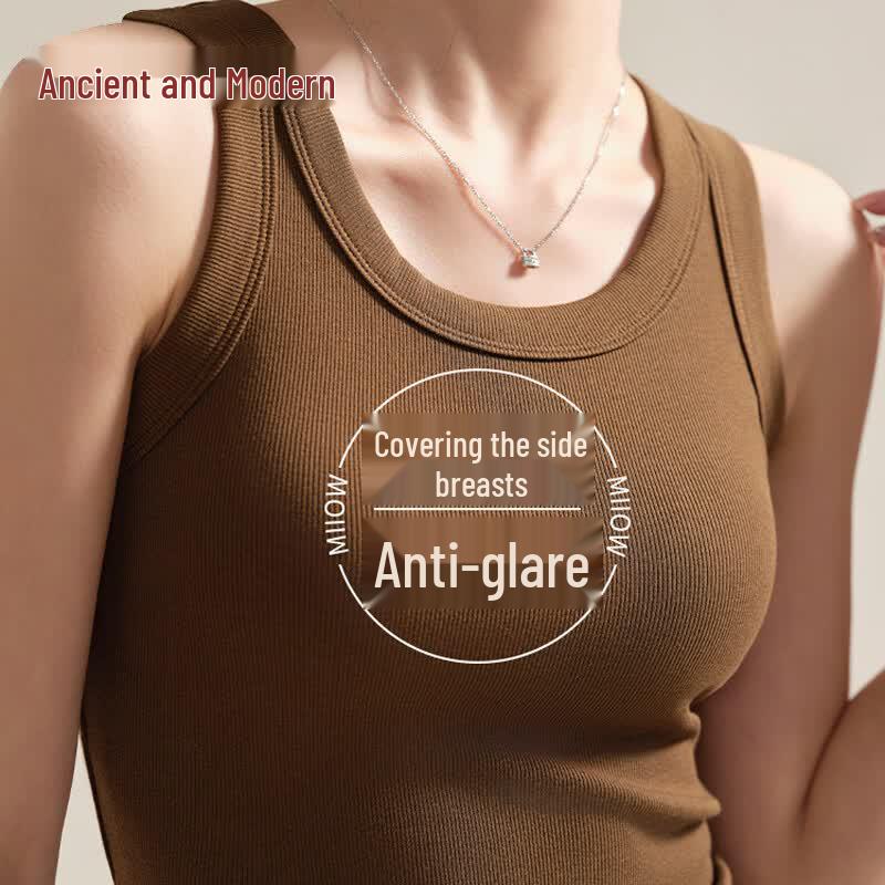 Women s High Elasticity Ribbed Camisole L
