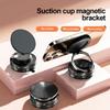 Foldable Car Phone Holder 360° Rotating Vacuum Adsorption Double Side Magnetic Suction Cup Bracket for iPhone 12 13 14 15 16