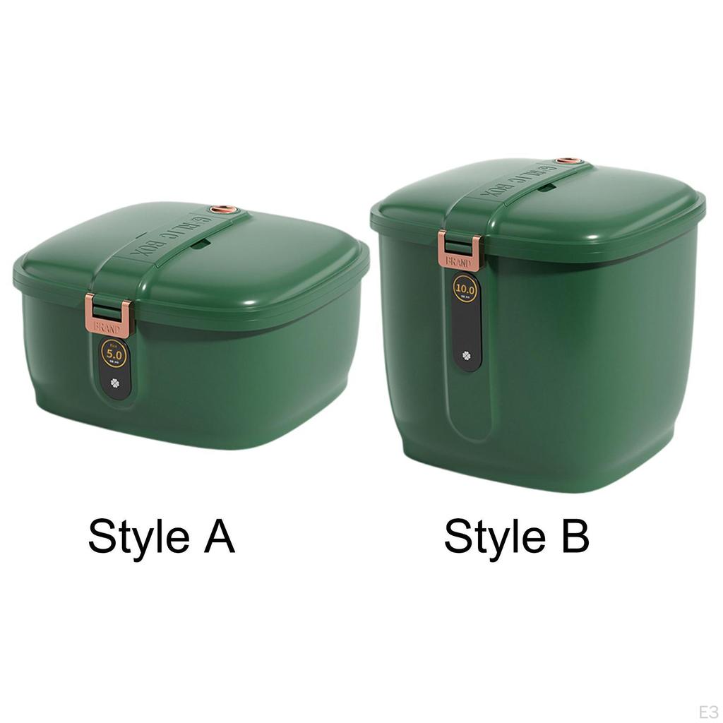 Bucket for Grain Storage, Box Pet Food and Flour Organization