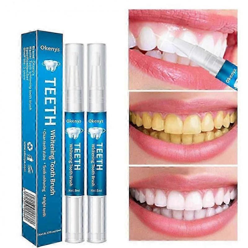 4pcs Whitening Tooth Pen Remove Smoke Stains, Coffee, Tea, Freshen Dad Breath, Oral Hygiene, Dental Care Essence, Teeth Whitening Gel