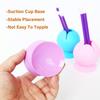 Silicone World Waste Collector Silicone Storage Box Suction Cup Handmade Garbage Collector For Desktop Accessories Tools