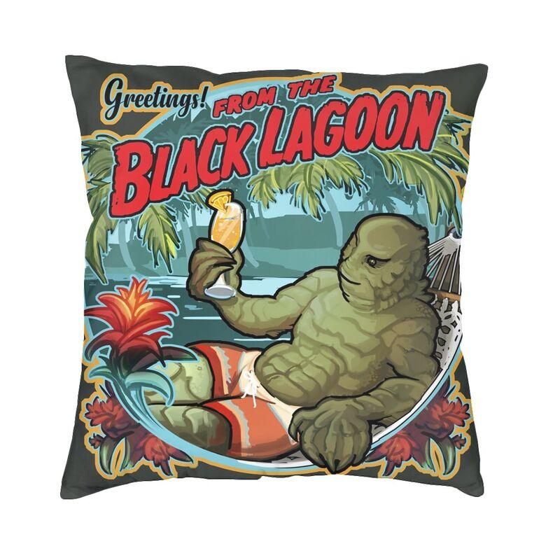 Creature From The Black Lagoon Pillow Case xcm Decorative Comedy Horror Movie Nordic Cushion Cover Velvet Pillowcase