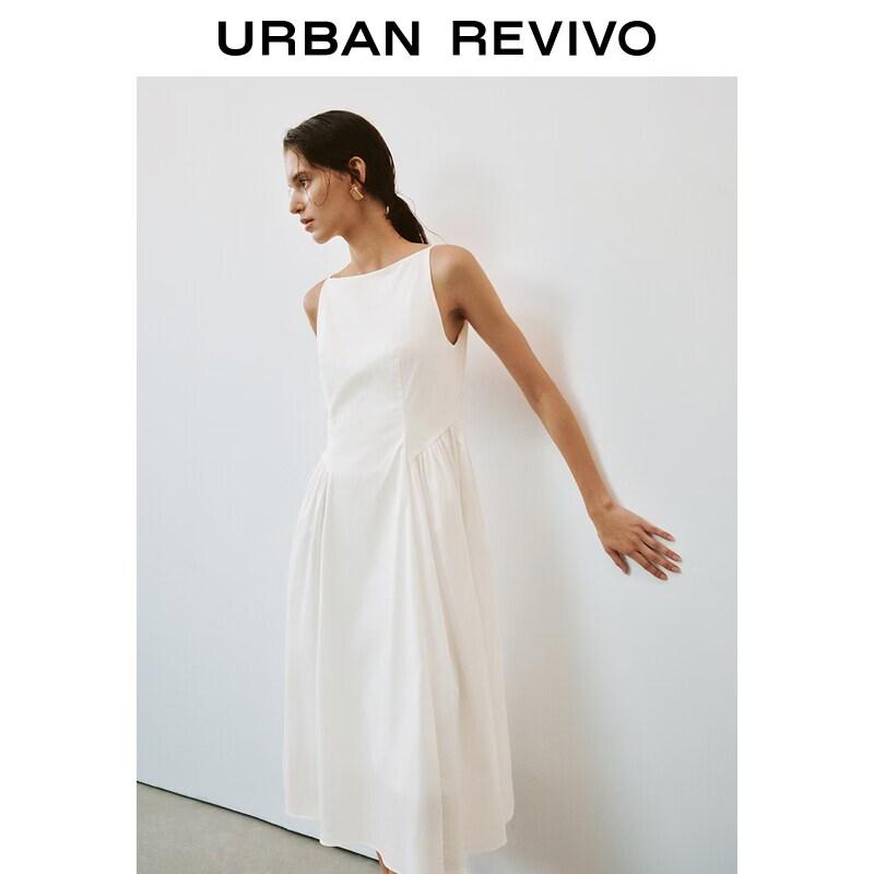 UR2026 Elegant Ruched Cami Dress S