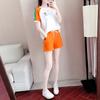 Large Size Sports Shorts Set Women Casual Summer Fashionable Loose Running Two Piece Set Girl Style Comfortable Breathable Sports Suits