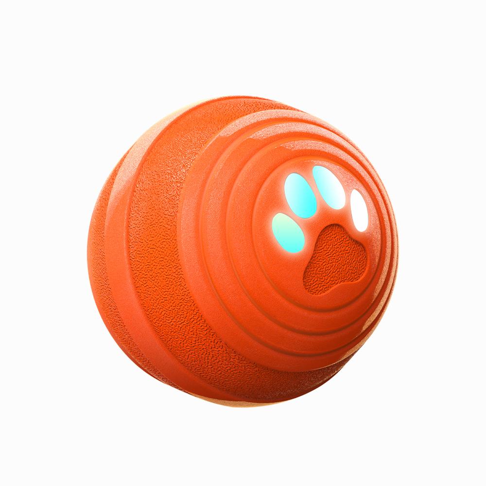 Interactive Dog Ball with Light Automatic Moving Bouncing Launcher Toys Active Rolling Ball for Puppy Small Medium Large Dogs
