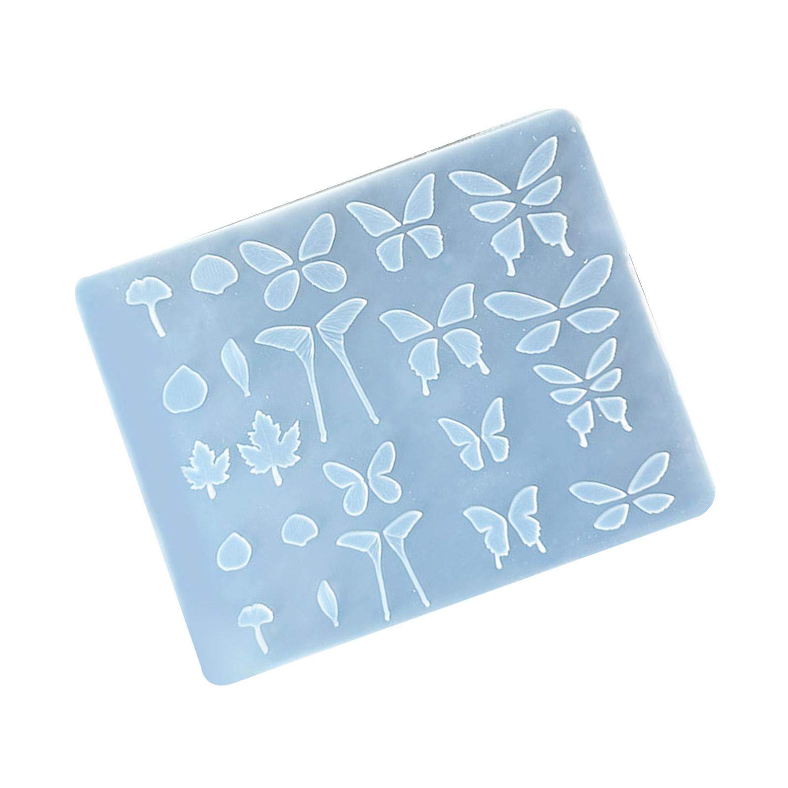 

3D Силиконовая форма для нейл-арта в виде бабочки для изготовления украшений своими руками, многоразовый инструмент для тиснения, аксессуары
