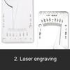 Metric Imperial Welding Gauge Biting Edge Undercut Inspection Height Depth Weld for Woodworking Home Decoration