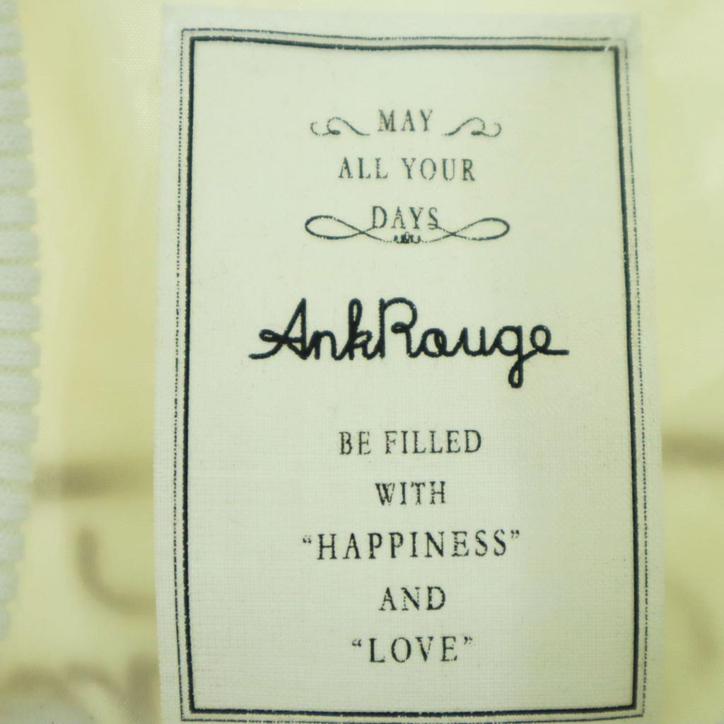 AnkRouje Einpunkt-Logo Langarm Fleecejacke M Weiß Damen Gebraucht