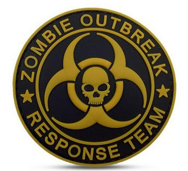 Resident Evil Series Skull Badge PVC Patch Armband