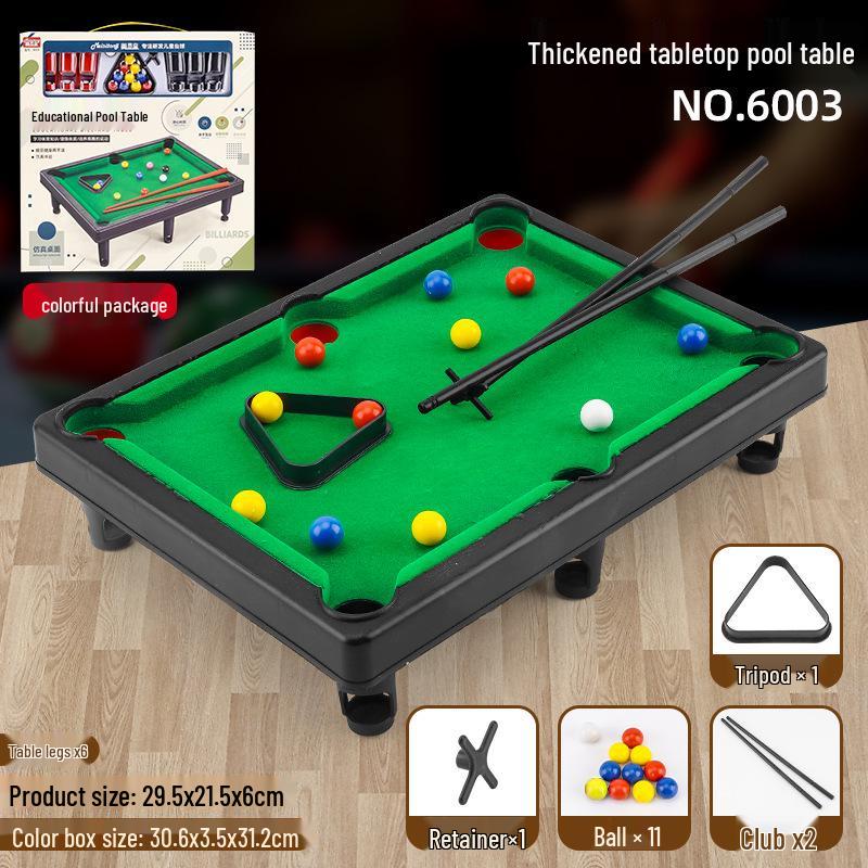 Douyin Kids Mini Pool Table: Large Billiards Game for Boys, Puzzle Play, and Parent-Child Interaction