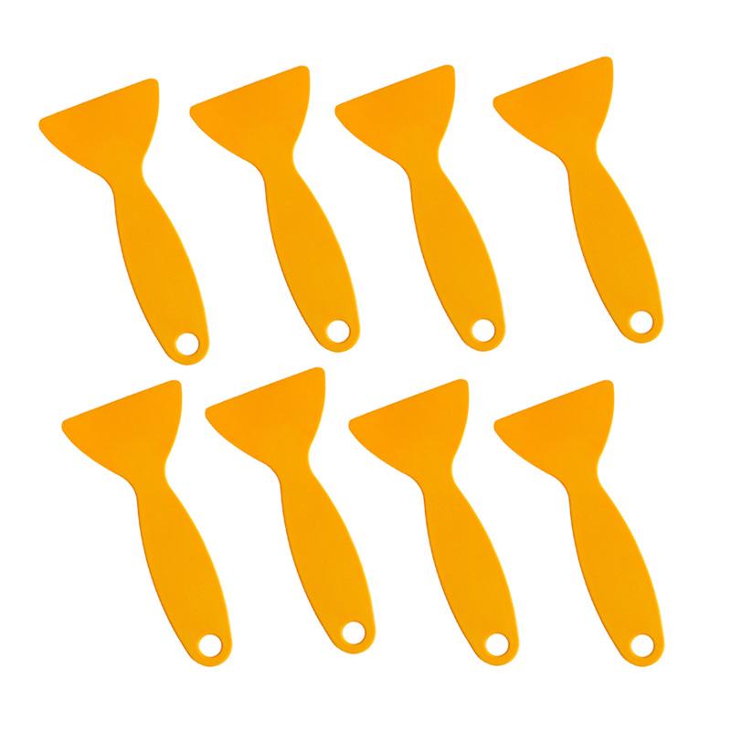 8Pcs Plastic Thick Scraper Car Vinyl Wrap Triangle Tinting Squeegee Mobile Phone Film Decal Sticker Scraper Auto Cleaning Tool