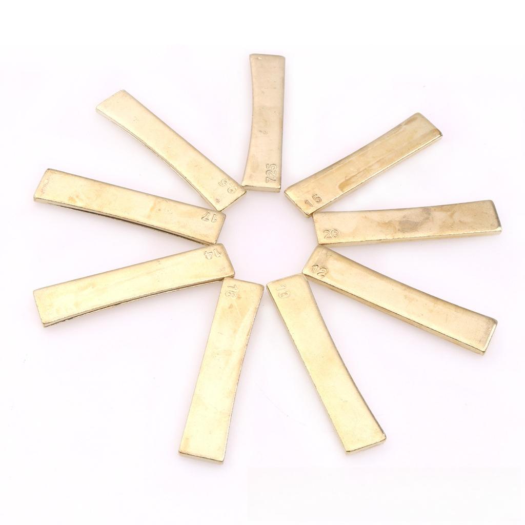 Guitar Fretting Wire Installation Tool Set Guitar Fretting Wire Installation Jig + 9 Sizes of Alloy Fretting Wire Installation Plates