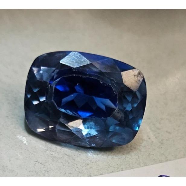 Pitambari Sapphire Bi-Color Cushion Cut 10+ Ct Fabulous Certified Gemstone