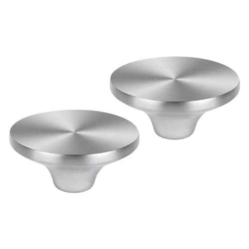

BESTonZON 2-Piece Stainless Steel Pot Top Lid Knob, Pot Lid Knob, Pot Cover Handle, Anti-Scald Cookware Knob, Stainless Steel Pot Grip, Pot Lid Handle