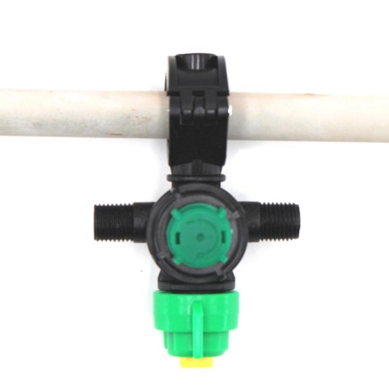 2pcs High Efficiency Garden Irrigation Sprays Head with 6 Pin Clamps Fitting for Wide Coverage Sprays