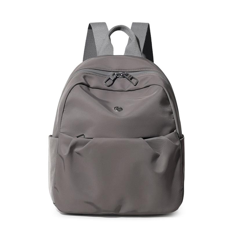 

Женский легкий рюкзак Водоотталкивающий рюкзак Студенческий нейлоновый школьный рюкзак серый