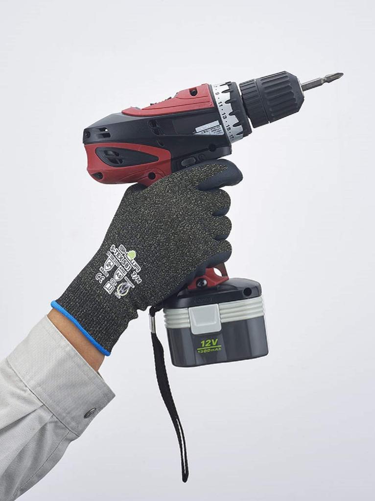 Showa Gloves Resistance Level 581 Size 1 Gloves for Disaster Preparedness [Cut E] S-TEX RP, M, Pair, Cut-Resistant