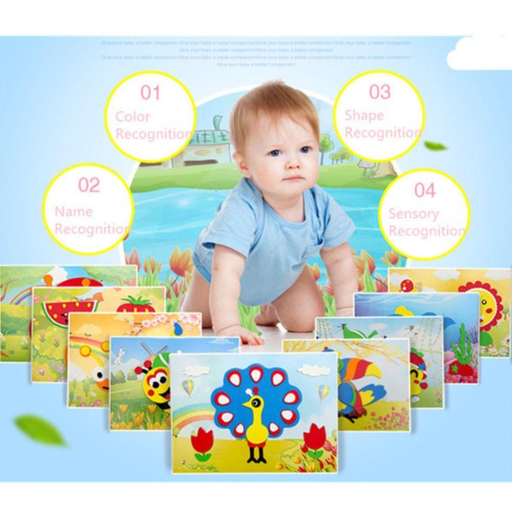 10PCS Handmade DIY EVA Foam Sticker Toy EVA Foam  Craft Gift   Toys for Children