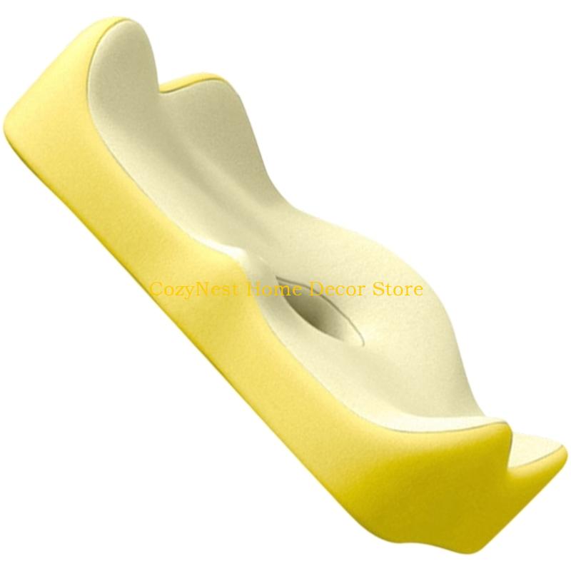 92MF Съемная моющаяся подушка из пеноматериала с нескользящей основой для офисного стола автомобиля путешествий светло-желтого 3680₽