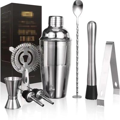 8-Piece Cocktail Shaker Bartending Set (350ml)