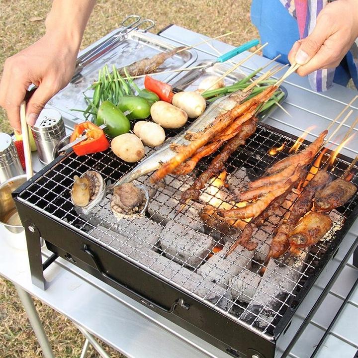 Grill Duży Turystyczny Ogrodowy Składany Węglowy - Idealny Na Piknik