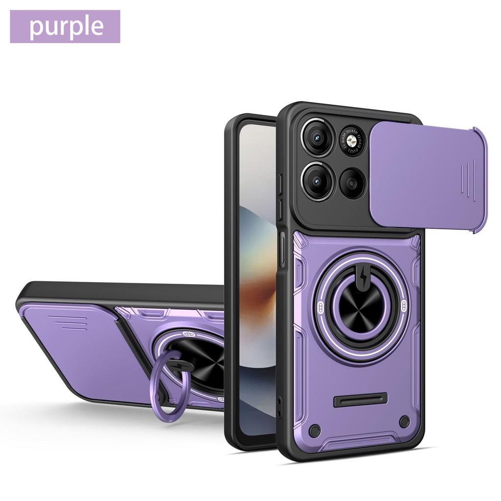 Applicable MOTO G86 Raytheon Window Push Mobile Phone Case Motorola G56 Bracket G06 Anti-drop G15 Protective Case