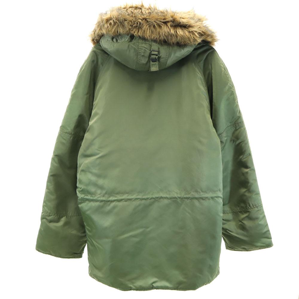 ALPHA INDUSTRIES INC N-3B Flight Jacket M Khaki Men's Used