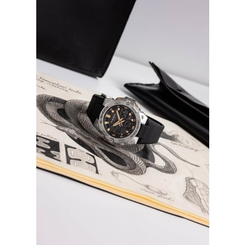 Casio Watch G-Shock G-STEEL Tough Solar with Bluetooth GST-B400CX-1AJR Men's Black