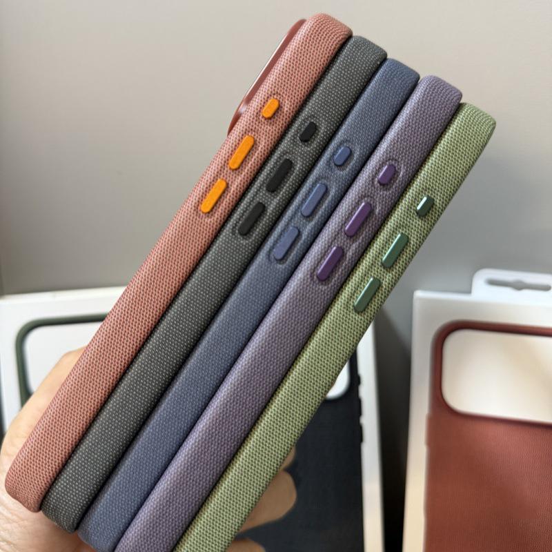 Originální Business Prémiové Kožené Magnetické Bezdrátové Nabíjení Kryt na Telefon Pro IPhone 17Air Pro Max Nárazuvzdorný Ochranný Kryt