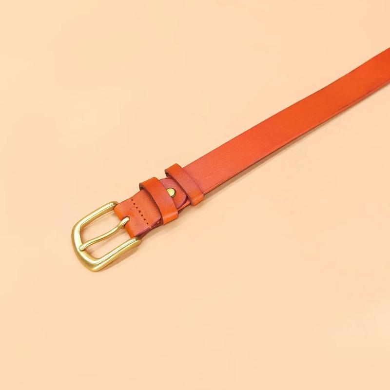 Simple Dress Decorative Belt Fashionable Alloy Pin Buckle Belt