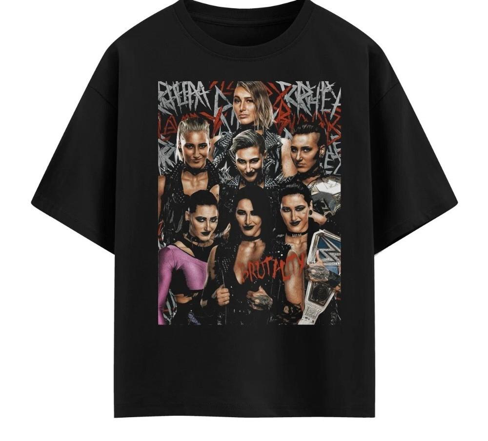 WWE Риа Рипли Черная Унисекс Футболка 2025 S