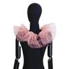 Perfect Match Ruffle Mesh Fake Collar Shawl Clown Performance Makeup Neck Accessories Renaissance Tulle Costume Detachable Collar