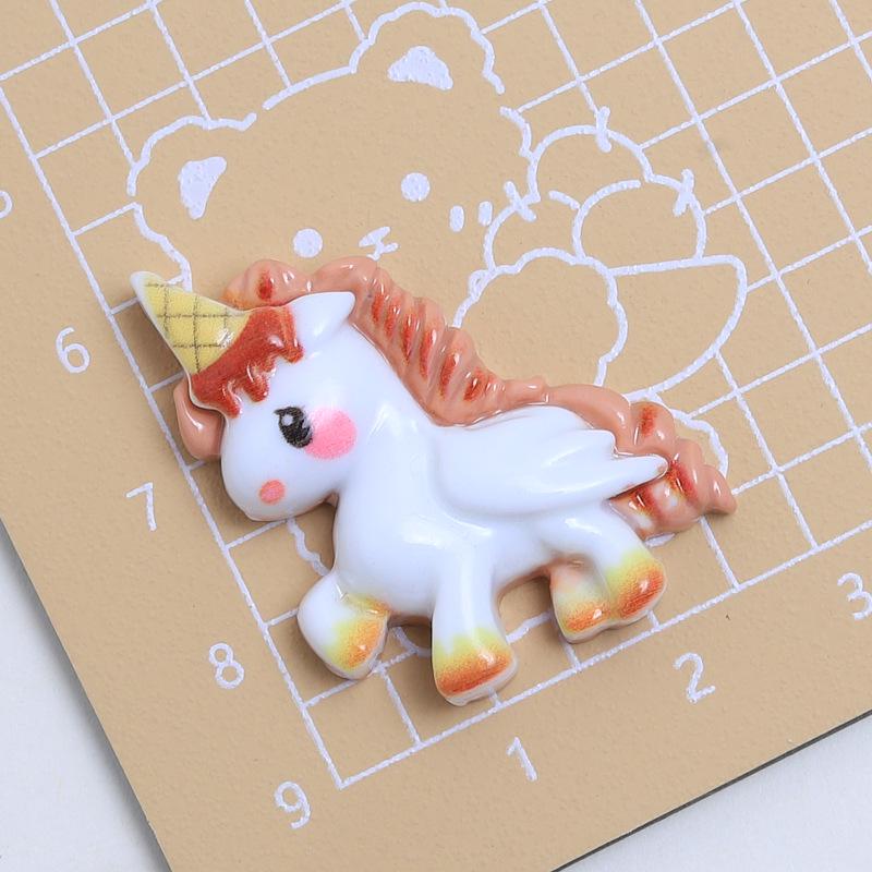 Dreamy Unicorn Resin Shoe Buckle & Hair Clip DIY Accessories