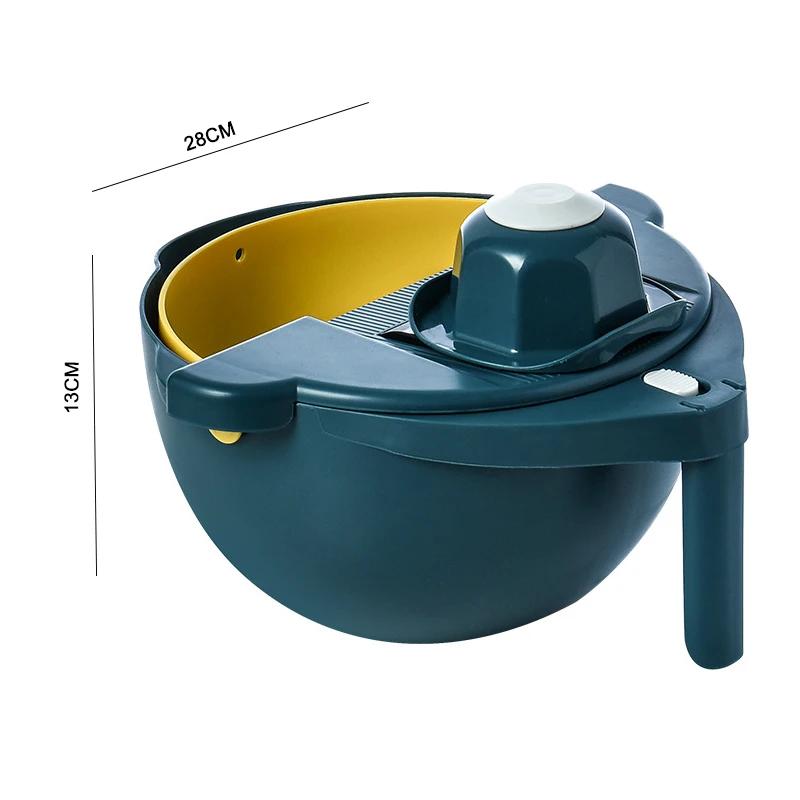 

Картофелечистка Терка для моркови Измельчитель овощей Слайсер Терка для лука и чеснока Многофункциональный фильтр Терка Кухонный инструмент Аксессуары синий