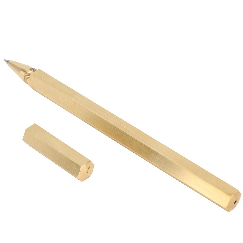 Brushed Brass Gel Pen   0.5mm Writing Pen School   Supplies Gift