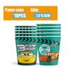 51pcs Racing Car McQueen Tableware Set Includes Plates Cups Napkins Tablecloth